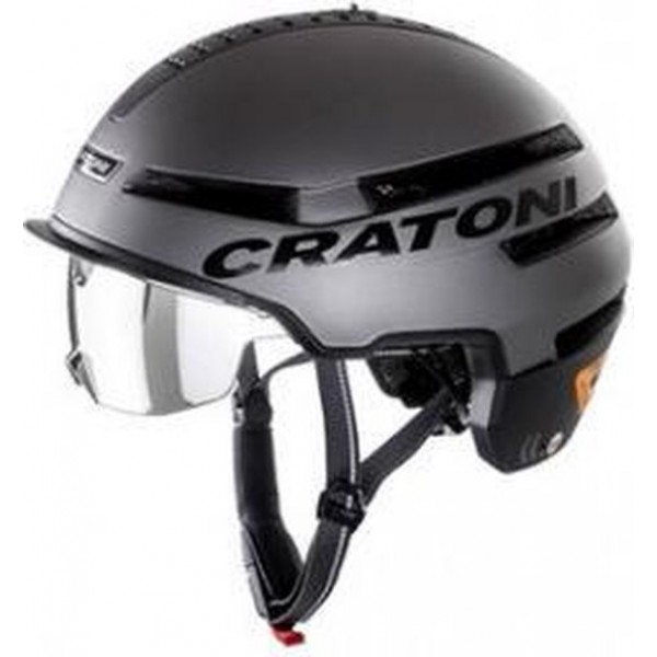 Cratoni Smartride - Helm speed pedelec - met SOS crash functie - Grijs